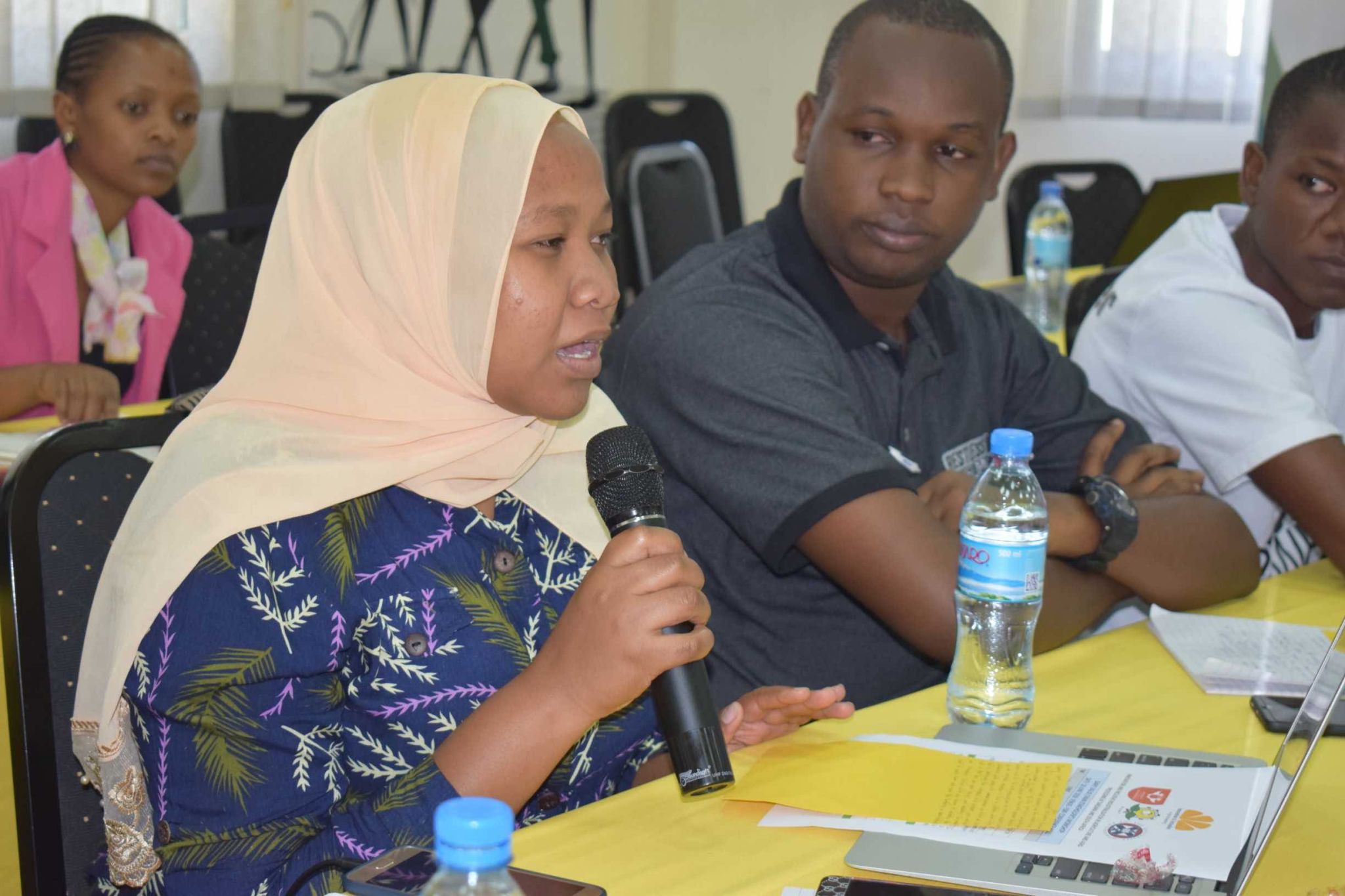 Stakeholder discussion during the Dairy value chain workshop on the 18th June