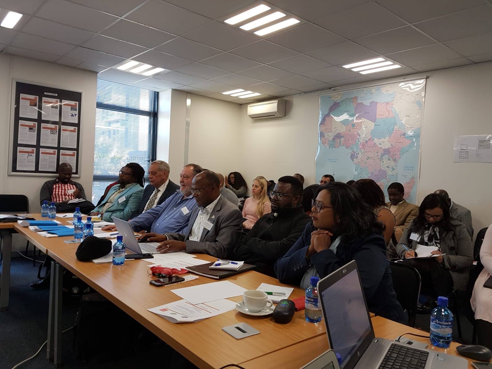 Dairy value chain stakeholders listen to presentations