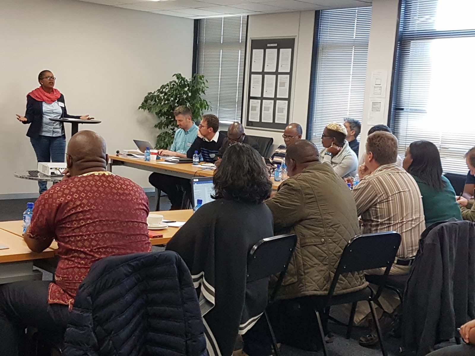 Stakeholder presentation at the workshop